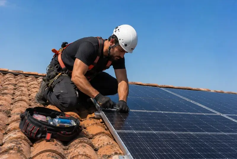 Maintenance et monitoring de panneaux solaires à Bain-de-Bretagne